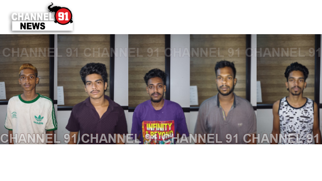 കാവടി ഉത്സവത്തിനിടെയുള്ള തർക്കത്തെ തുടർന്ന് 3 പേരെ ആക്രമിച്ച കേസിൽ 5 യുവാക്കൾ റിമാന്റിൽ