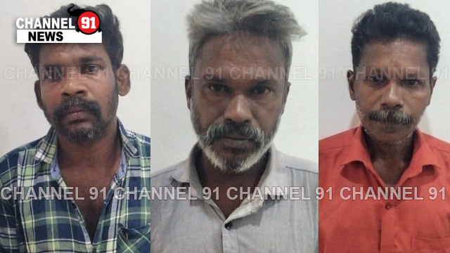 മൂന്ന് ലക്ഷം രൂപ വിലയുള്ള മെഷിനറിയുടെ ഭാഗങ്ങൾ മോഷ്ടിച്ചതിന് മൂന്ന് പ്രതികൾ റിമാൻഡിൽ.