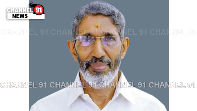 അക്ഷര ശ്ലോക രംഗത്തെ സമഗ്ര സംഭാവനക്കുള്ള പുരസ്‌കാരം എൻ മോഹനൻ നായർക്ക്