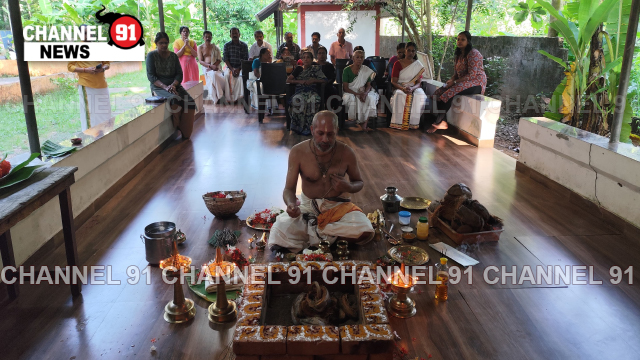 ലോക ശാന്തിക്കും ഭാരത സൈന്യത്തിൻറെ വിജയത്തിനായി മഹാസുദർശന ഹോമം.
